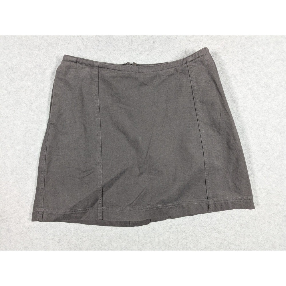 Melrose Market Women Skirt‎ Size 4 Cotton Twill Mini Length Aline Pockets